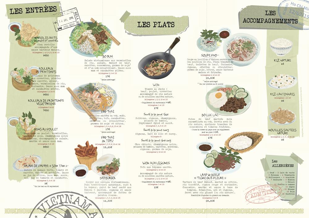 Aux Bonheurs - Menu Image 1